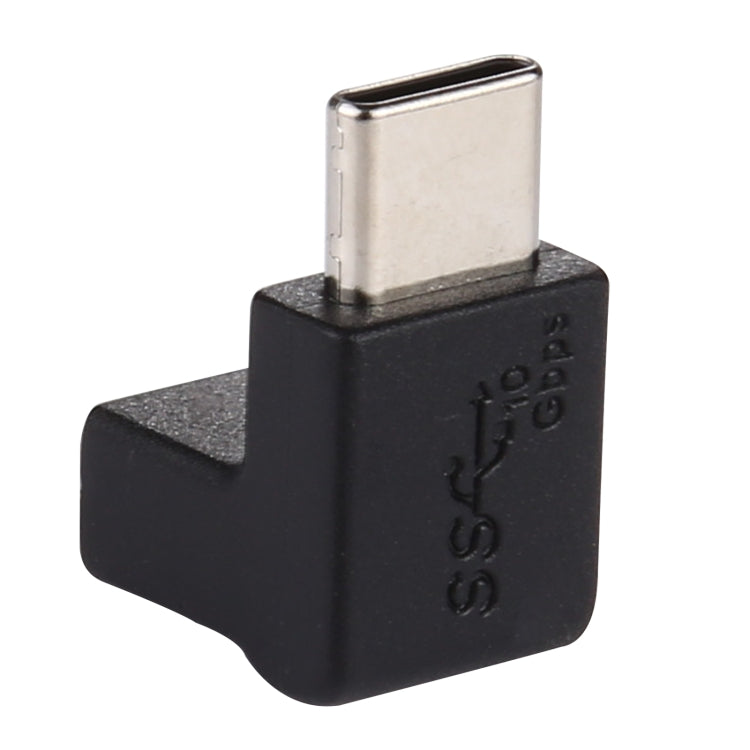 Type-C / USB-C Male to Type-C / USB-C Female 90 Degree Elbow Head Aluminium Alloy Adapter