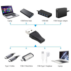 USB 3.0 Male to USB-C / Type-C 3.1 Female Connector Adapter, AM to USB Type-C