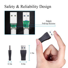 USB 3.0 Male to USB-C / Type-C 3.1 Female Connector Adapter, AM to USB Type-C