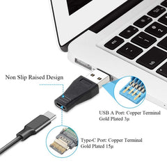 USB 3.0 Male to USB-C / Type-C 3.1 Female Connector Adapter, AM to USB Type-C