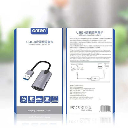 Onten US302 USB3.0 Audio Video Capture Card, US302