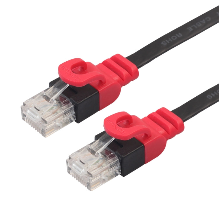 REXLIS CAT6-3 CAT6 Flat Ethernet Unshielded Gigabit RJ45 Network LAN Cable, Length: 0.5m, Length: 0.5m