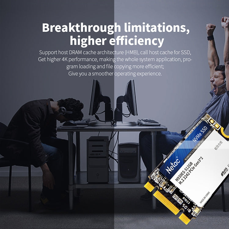 Netac N930ES 256GB M.2 2242 PCIe Gen3x2 Solid State Drive, 256GB