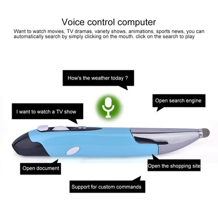 PR-06S 4-keys Smart Wireless Optical Mouse with Stylus Pen Function, Support Voice Operation / Translation, Support Voice Operation / Translation Grey, Support Voice Operation / Translation Blue, Support Voice Operation / Translation Red