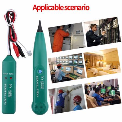 BSIDE MS6812 RJ11 & RJ45 Telephone Line Cable Tracker, Including Sender & Receiver