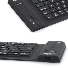 JA-11 Teclado Bluetooth plegable de silicona de 108 teclas