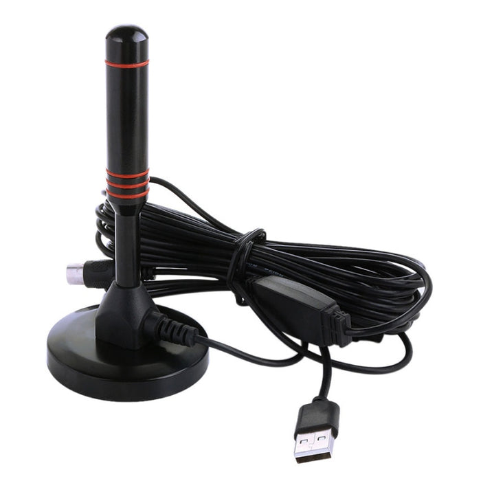 22dBi Hochleistungs-TV-Antenne für DVB-T-Fernseher/USB-TV-Tuner mit Verstärker, tragbarer HDTV-Booster, 22dBi DVB-T/USB