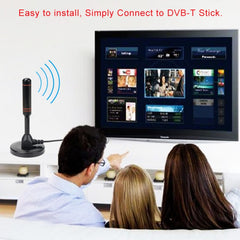 22dBi High Gain TV Antenna for DVB-T Television / USB TV Tuner with Amplifier Portable HDTV Booster, 22dBi DVB-T / USB