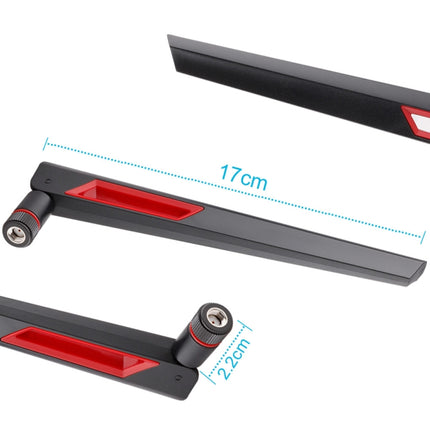 Antena macho RP-SMA de 12 dBi para red de enrutador WiFi 2,4 G/5 G, 12 dBi RP-SMA