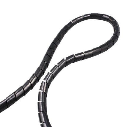 15m PE Spiral Pipes Wire Winding Organizer Tidy Tube, Nominal Diameter: 6mm, 6mm /15m Length, 6mm / 15m Length