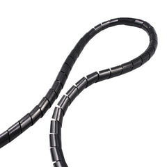 9m PE Spiral Pipes Wire Winding Organizer Tidy Tube, Nominal Diameter: 10mm
