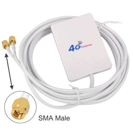 28dBi 4G Antenna with SMA Male Connector for 4G LTE FDD/TDD Router, SMA Male