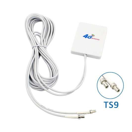 28dBi 4G Antenna with TS9 Male Connector for 4G LTE FDD/TDD Router, TS9 Male