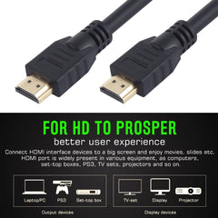 Super Speed Full HD 4K x 2K 30AWG HDMI 2.0 Cable with Ethernet Advanced Digital Audio / Video Cable Computer Connected TV 19 +1 Tin-plated Copper Version, Length: 5m, Length: 5m