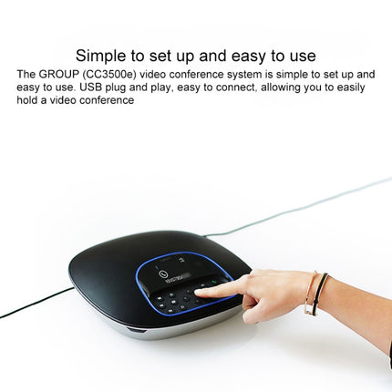 Logitech CC3500e HD 1080P Online Class Video Business Teleconference Camera, EU Plug