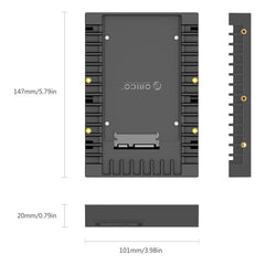 ORICO 1125SS SATA 3.0 Fast Transfer Speed 2.5 to 3.5 inch Hard Drive Caddy / Convertor Enclosure