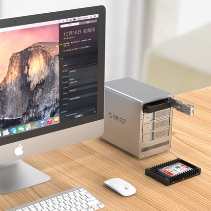 Carcasa conversora/caddy para disco duro de 2,5 a 3,5 pulgadas SATA 3.0 de velocidad de transferencia rápida ORICO 1125SS