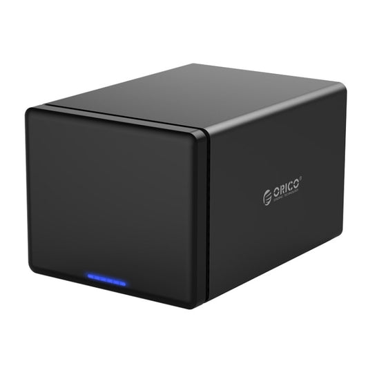 ORICO NS500-RC3 - ​​Caja de almacenamiento para disco duro externo USB-C/Tipo-C 3.1 a SATA de 5 bahías con RAID para HDD SATA de 3,5 pulgadas, compatible con protocolo UASP, USB 3.1 Tipo-C a SATA con RAID