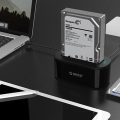 ORICO USB 3.0 Type-B to SATA External Storage Hard Drive Dock for 2.5 inch / 3.5 inch SATA HDD / SSD, 1 Bay