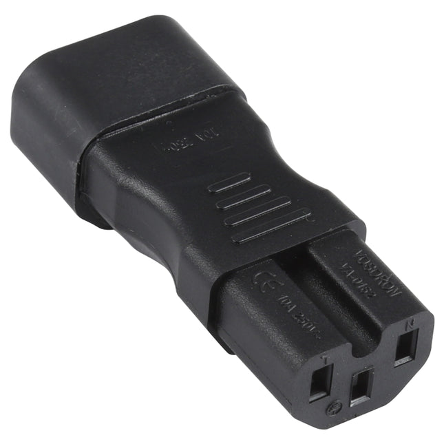 C13 to C15 Groove AC Power Plug Adapter Converter Socket, C13 to C15 Groove