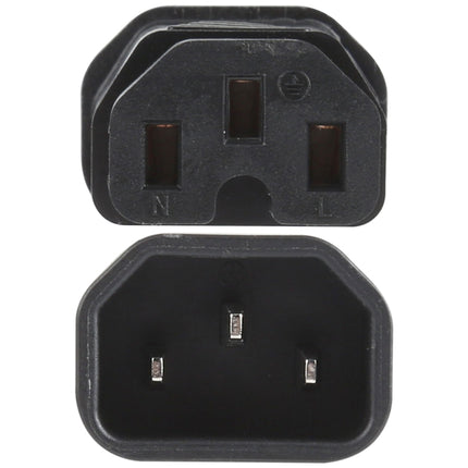 C13 to C15 Groove AC Power Plug Adapter Converter Socket, C13 to C15 Groove
