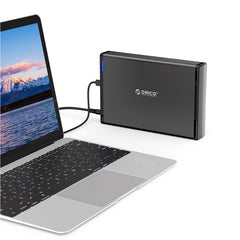 ORICO 7688C3 8TB 3,5 Zoll USB-C / Type-C Mobiles HDD-Gehäuse mit abnehmbarer Basis, Kabellänge: 1m