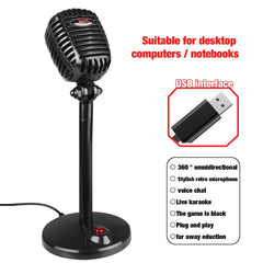 360 Degree Rotatable Driveless USB Voice Chat Device Video Conference Microphone, Cable Length: 2.2m