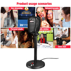 360 Degree Rotatable Driveless USB Voice Chat Device Video Conference Microphone, Cable Length: 2.2m