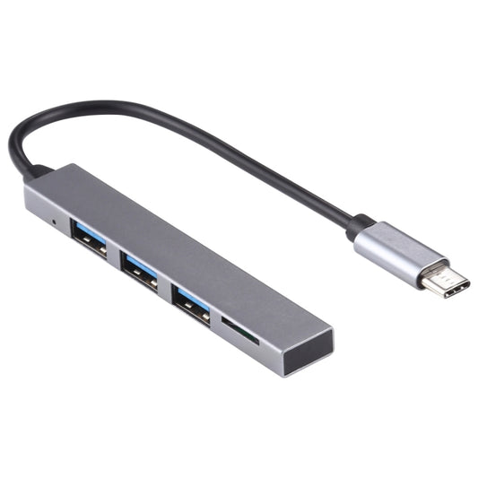 T-818 TF + 3 x USB 3.0 auf USB-C / Typ-C HUB-Adapter