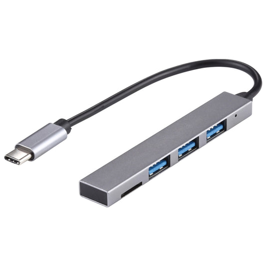 T-818 TF + 3 x USB 3.0 auf USB-C / Typ-C HUB-Adapter