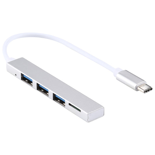 T-818 TF + 3 x USB 3.0 to USB-C / Type-C HUB Adapter