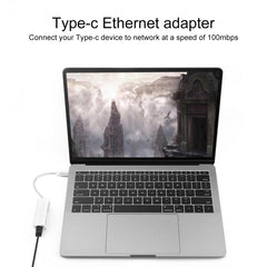 KY-RTL8152B USB-C / Type-C 10 / 100 Mbps Ethernet Adapter Network Card, USB Type-C 100Mbps