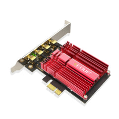 EDUP 9633-800 AC1900Mbps 2.4GHz & 5GHz Dual Band PCI-Express Adapter 4 Antenna External Network Card, AC1900Mbps