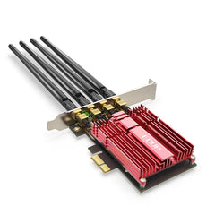 EDUP 9633-800 AC1900Mbps 2.4GHz & 5GHz Dual Band PCI-Express Adapter 4 Antenna External Network Card, AC1900Mbps