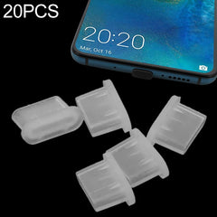 20 PCS Silicone Anti-Dust Plugs for USB-C / Type-C Port