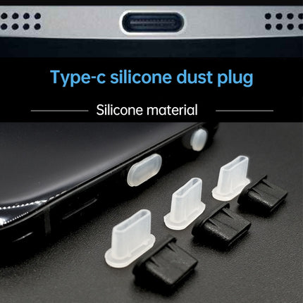20 PCS Silicone Anti-Dust Plugs for USB-C / Type-C Port
