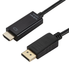 4K x 2K DP to HDMI Converter Cable, Cable Length: 1.8m, 4K x 2K DP to HDMI Black, 4K x 2K DP to HDMI White