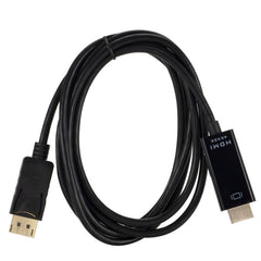 4K x 2K DP to HDMI Converter Cable, Cable Length: 1.8m, 4K x 2K DP to HDMI Black, 4K x 2K DP to HDMI White