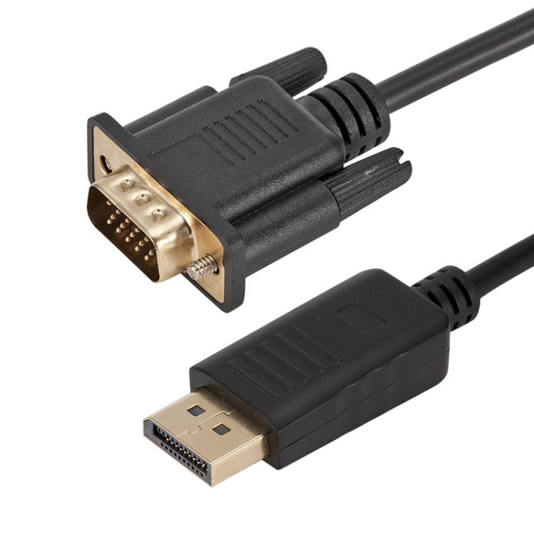 DP to VGA HD Converter Cable, Cable Length: 1.8m, DP to VGA