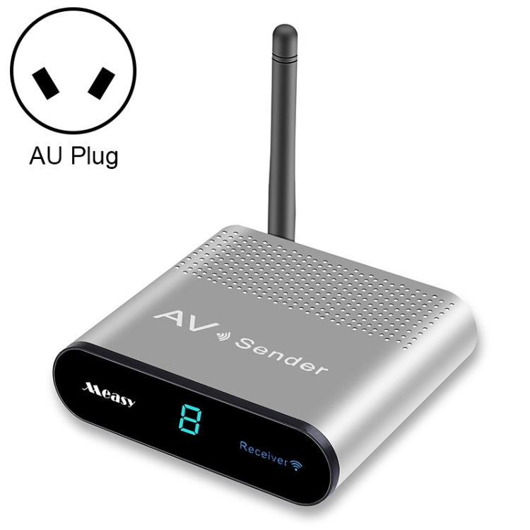 Measy AV220 2,4 GHz Kabelloser Audio-/Video-Sender und -Empfänger, Übertragungsdistanz: 200 m, UK-Stecker, AV220