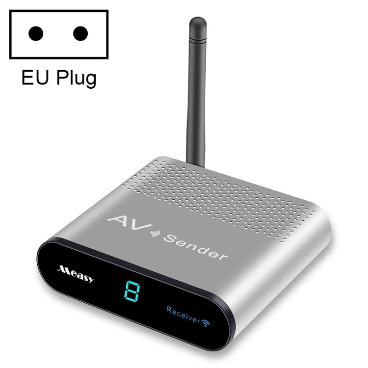 Measy AV220 2,4 GHz Kabelloser Audio-/Video-Sender und -Empfänger, Übertragungsdistanz: 200 m, UK-Stecker, AV220