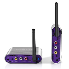 Measy AV220 2,4 GHz Kabelloser Audio-/Video-Sender und -Empfänger, Übertragungsdistanz: 200 m, UK-Stecker, AV220