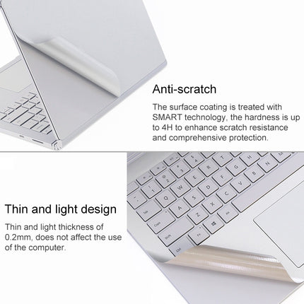 4 in 1 Notebook Shell Protective Film Sticker Set for Microsoft Surface Book 2 15 inch