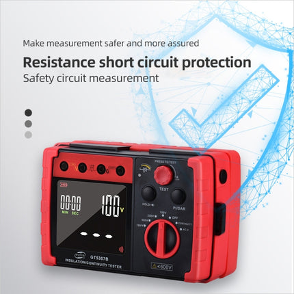 BENETECH GT5307B Professional LCD Digital Insulation Resistance Tester, GT5307B Insulation Resistance Tester
