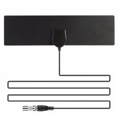 25 Miles Range 28dBi High Gain Amplified Digital HDTV Indoor Outdoor TV Antenna with 3.7m Coaxial Cable & IEC Adapter, 25 Miles 28dBi