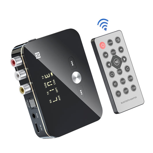 M8 NFC 2 in 1 NFC Optical Coaxial Bluetooth 5.0 Audio Transmitter Receiver with Digital Display, M8