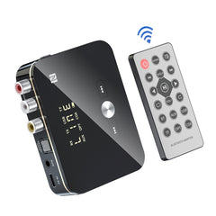 M8 NFC 2 in 1 NFC Optischer Koaxial Bluetooth 5.0 Audio Sender Empfänger mit Digitalanzeige, M8