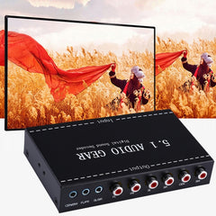 NK-A6L 5.1 Audio Gear Digital Sound Decoder, EU Plug, 5.1 Channel