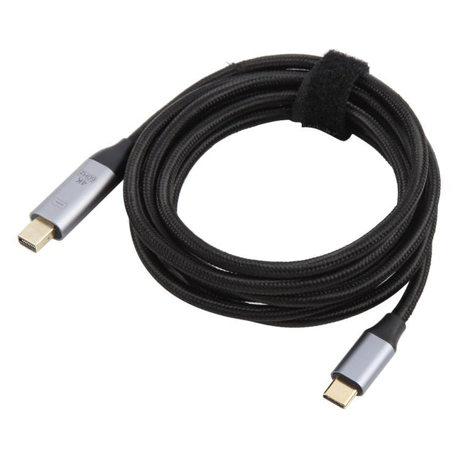 USB-C / Type-C Male to 4K 60Hz Mini DP Male Adapter Cable, Length: 1.8m