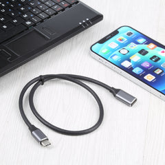 USB-C / Type-C Male to USB-C / Type-C Female Adapter Cable, Cable Length: 50cm, 50cm